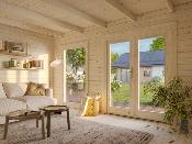 ABRI DE JARDIN HEIDI 11.7 m²- avec plancher bois