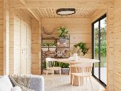 Studio de jardin bois Cecilia 27,3 m² Palmako