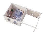 Studio de jardin bois Palmako Grace 8,1 m² + 8,1 m² – Toit plat – 56 mm