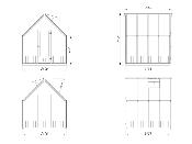 Serre de jardin bois EMILIA 5.4 m² traité autoclavecl. 4 - verre trempé 4 mm