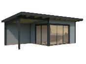 Chalet de jardin Andrea 11,2 + 7,9 m² Slide Plus : Spacieux, Coulissant et Personnalisable