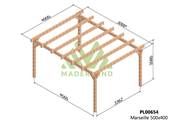 Pergola MARSEILLE 500x400cm
