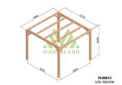Pergola LILLE 300x300cm