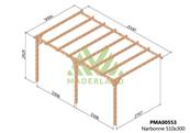 Pergola adossée NARBONNE 510x300cm