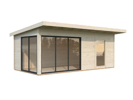Chalet de Jardin Andrea 17.1 m² Slide Plus - Coulissant Double Vitrage