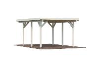 Carport en Bois Karl 11.7m²