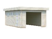 Garage RASMUS 19 m² 44 mm sans porte de Façade