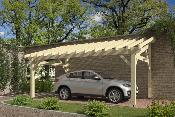 Carport Monopente en épicéa traité 3,75 x 6,5 m