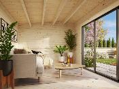 Studio de jardin Palmako Ines 13,7 m² – 44 mm