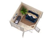 Abri de jardin Pavillon MELANIE 7 M²