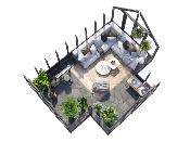 Jardin d’hiver Palmako Emilia 19,1 m² 