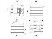 Abri de jardin Pavillon MELANIE 6.9 M²