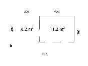 Chalet Bois 11,2+8,2 m² Grace Slide Plus - Porte Coulissante & Plancher Inclus