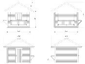 BIANCA Kiosque 8,3 m2 Set 105 Naturel