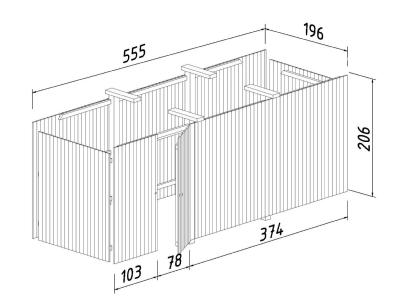 CARPORT KARL 40.6 M² ANNEXE 10.9 M²