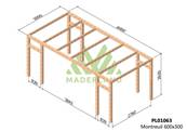 Pergola MONTREUIL 600x300cm