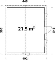 CHALET NORDIC + PERNILLA 21.5 M²