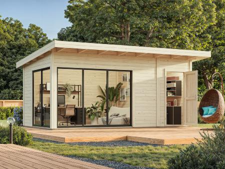 Andrea 15,2 m² Slide – Bois naturel – Palmako