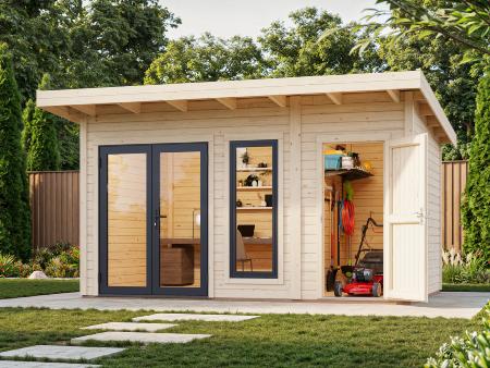 Aurelia 12,4 m² – Studio de jardin bois Palmako 44 mm