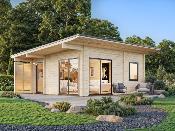 Chalet Bois Cecilia 27,2 m² - 70mm - Idéal Loisirs & Jardin