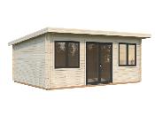 Studio de jardin Palmako Lisandra 19,4 m² bois naturel non traité