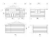 Abri de jardin EMMA 14.2 m² - avec plancher bois