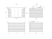 Studio de jardin Palmako Ines 11,1 m² – 44 mm