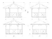 Kiosque - Gloriette BETTY 9.9 m²