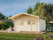 Abri de jardin BRITTA 17,5 m² en 40 mm
