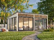 Jardin d’hiver bois Saga 23,3 m² 