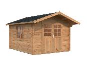 Abri de jardin SALLY 10.2 m� 44mm- avec plancher bois