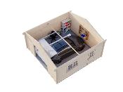 GARAGE PALMAKO ROGER 27.7 M² 70 mm AVEC PORTE SECTIONNELLE