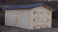 Garage bois  19,43 m² - épaisseur 34 mm
