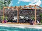 Pergola adossée VERSAILLES 500x300cm