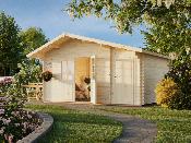 Abri de jardin EMMA 14.2 m² - avec plancher bois