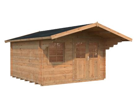 Abri de jardin SALLY 12.3 m² 44 mm - avec plancher bois