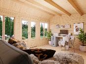 Chalet de jardin bois PALMAKO Claudia Pent 11,5 m² 