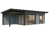Abri de jardin Andrea 17,1+7,9 m² Slide Plus - Palmako 