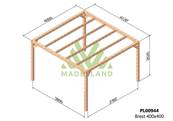 Pergola BREST 400x400cm