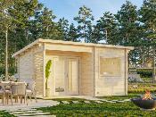 Sauna de jardin bois SANNA 11,5 m² 