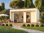 Maison miniature bois Palmako Johanna 19,4 m² – Toit plat – Panneaux ossature