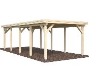 Carport en Bois Karl 23.1m²