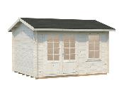 Abris de jardin IRIS 9,6 m² en 28 mm avec plancher