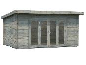 Abri MonoPente LEA 14.2 m� Bifold avec plancher