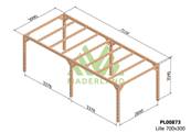 Pergola LILLE 700x300cm