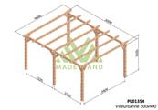 Pergola VILLEURBANNE 500x400cm