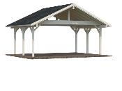 CARPORT ROBERT 20.6 - Bois Naturel non - traité 