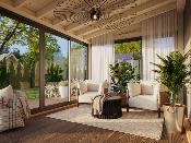 Jardin d’hiver bois PALMAKO LUMI 11,6 m² 