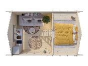 CHALET DE LOISIRS SANDRA  29.9 m²