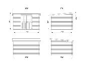 Abri de Jardin Alice 9 m² - Bois traité Autoclave Classe 4